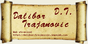 Dalibor Trajanović vizit kartica
